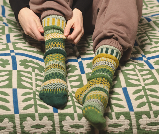 Solmate Fiddlehead Crew Socks