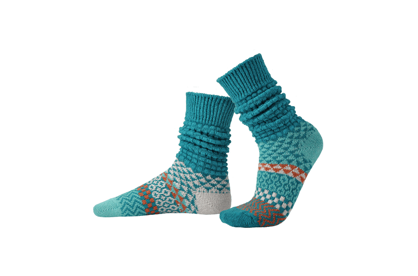 Fusion Slouch Socks - Abalone