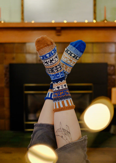 Chestnut Crew Socks