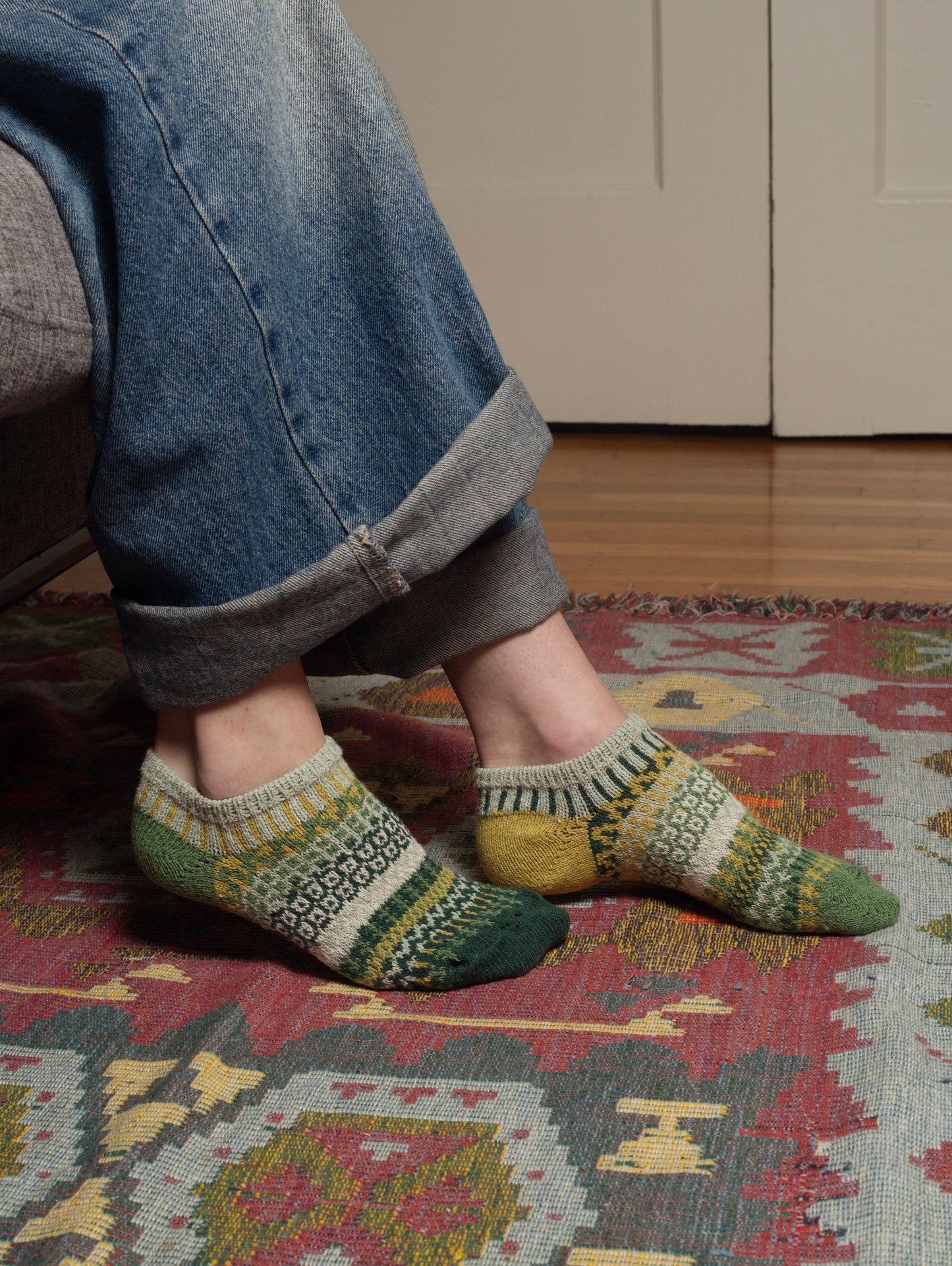 Fiddlehead Ankle Socks