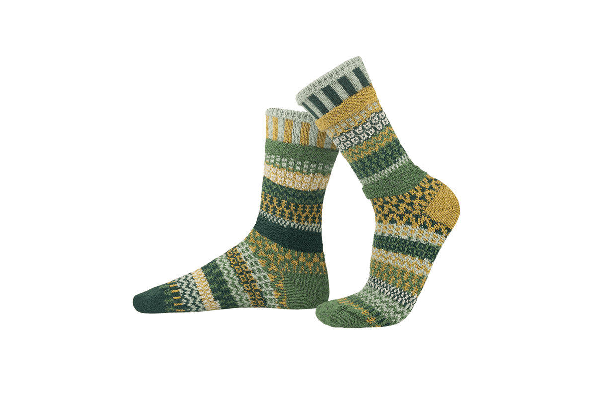 Fiddlehead Crew Socks - Nature Inspired Mismatched Socks – Solmate