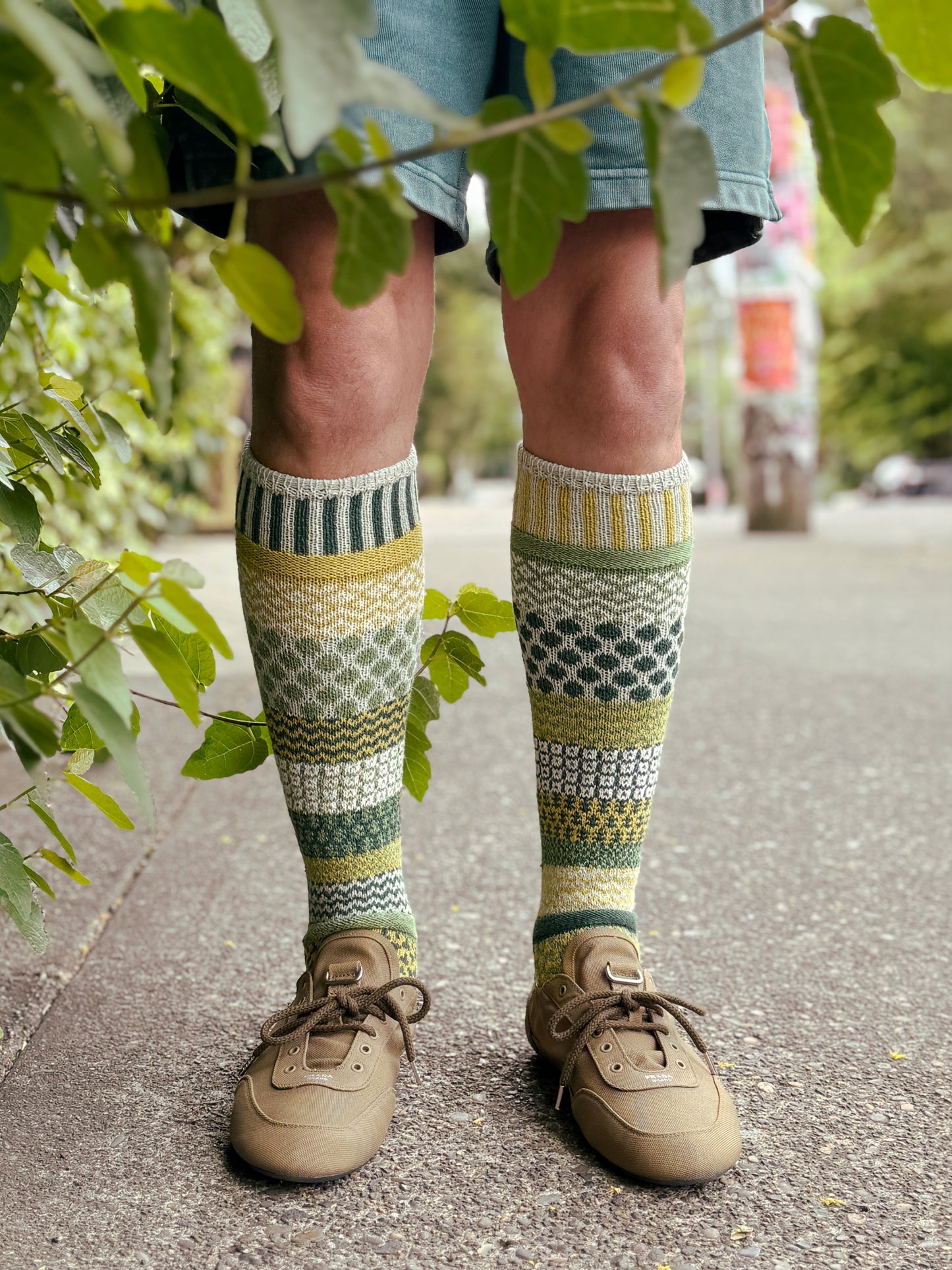 Fiddlehead Knee Socks