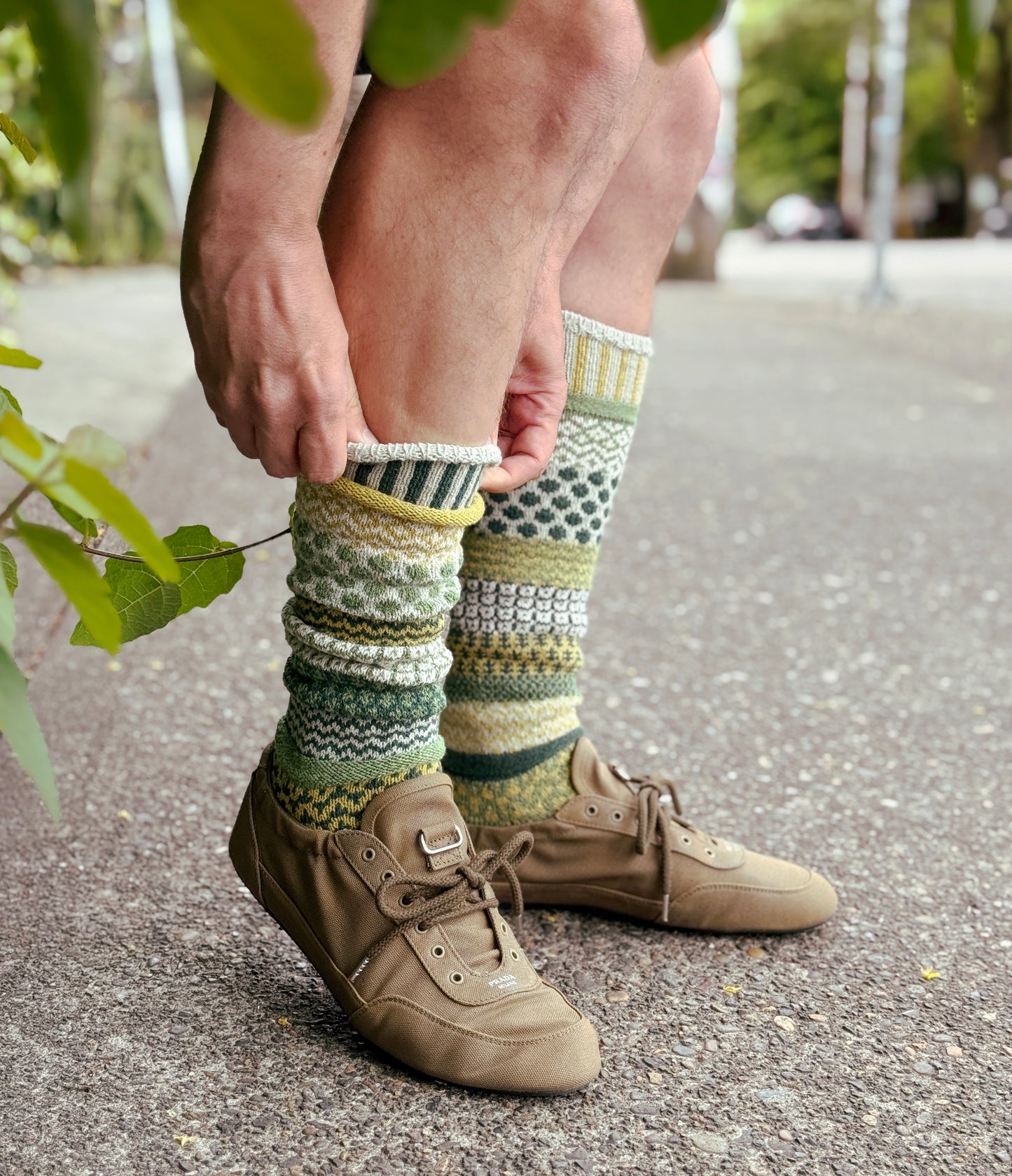 Fiddlehead Knee Socks