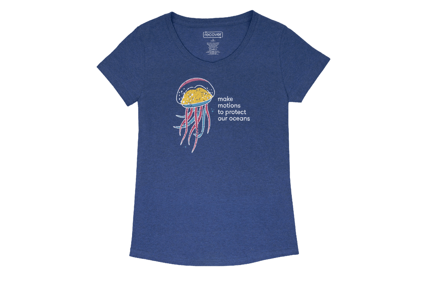 Women's V-Neck T-Shirt: Oceans