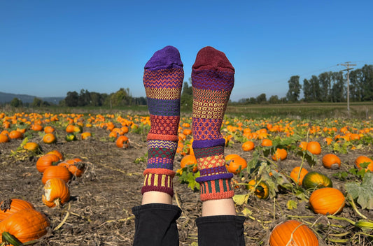 Fall Foliage Crew Socks