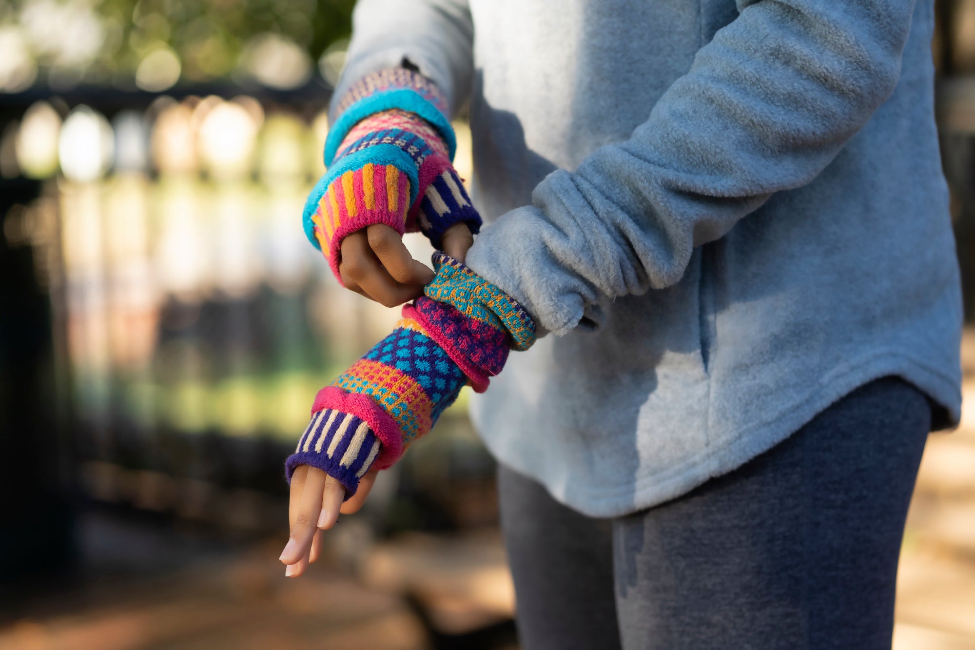 American-Made Fingerless Mittens | Solmate Socks