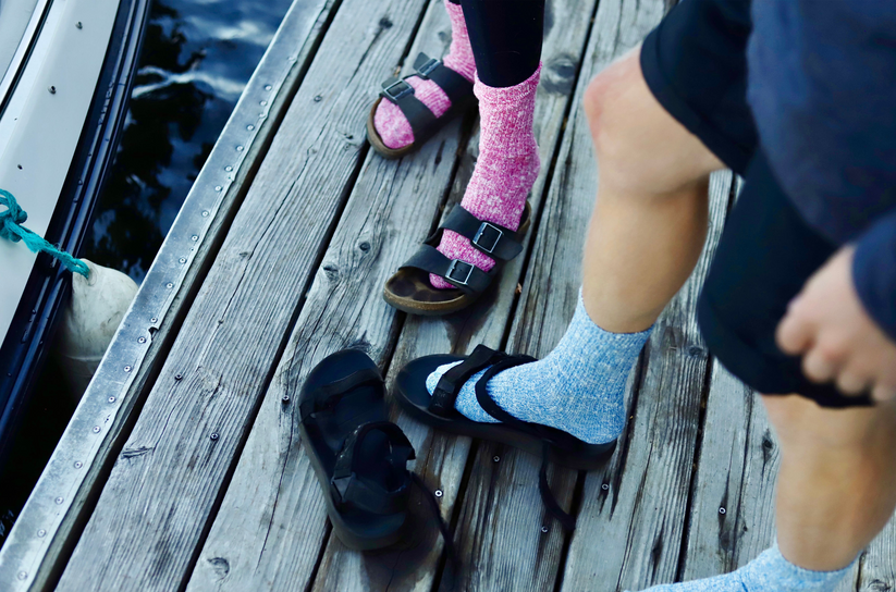 Rose Ragg Socks | Soft & Sustainable | Solmate Socks