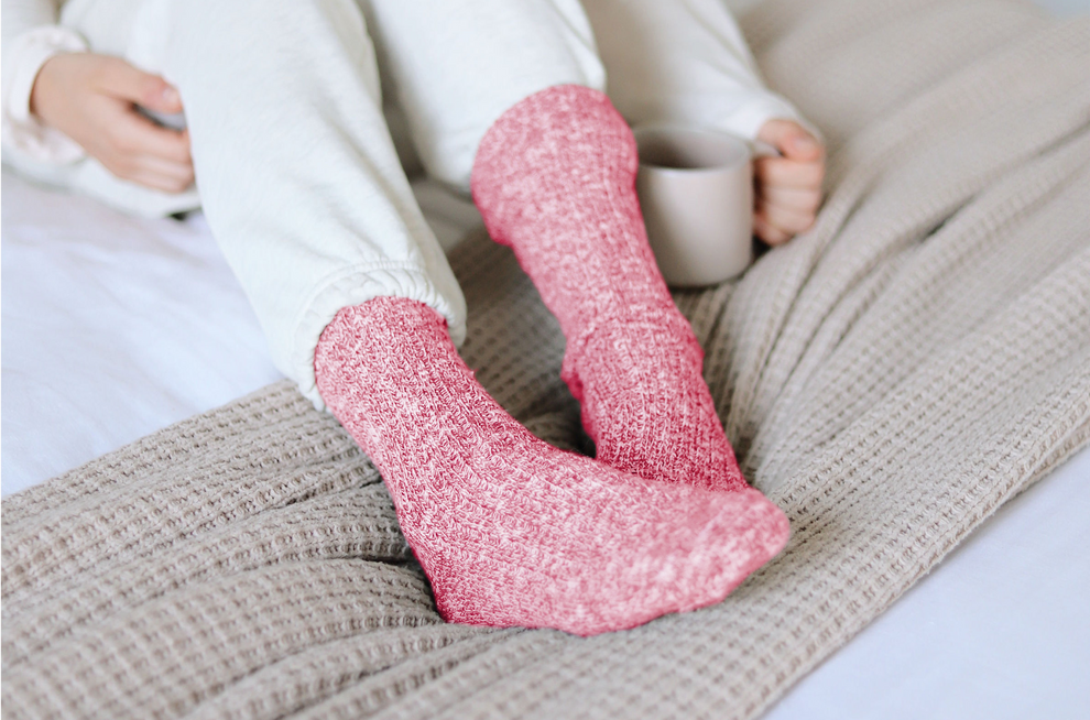 Rose Ragg Socks | Soft & Sustainable | Solmate Socks